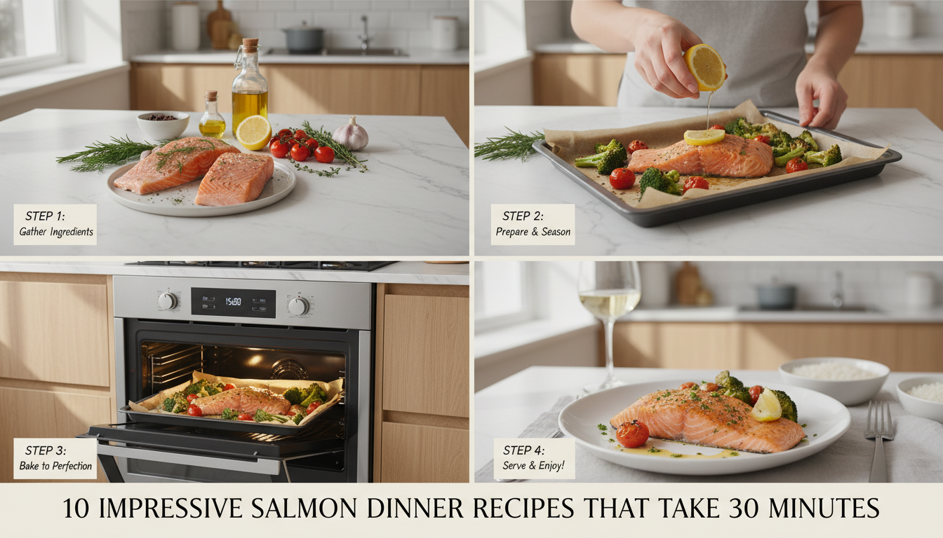 salmon dinner recipes step by step cooking process