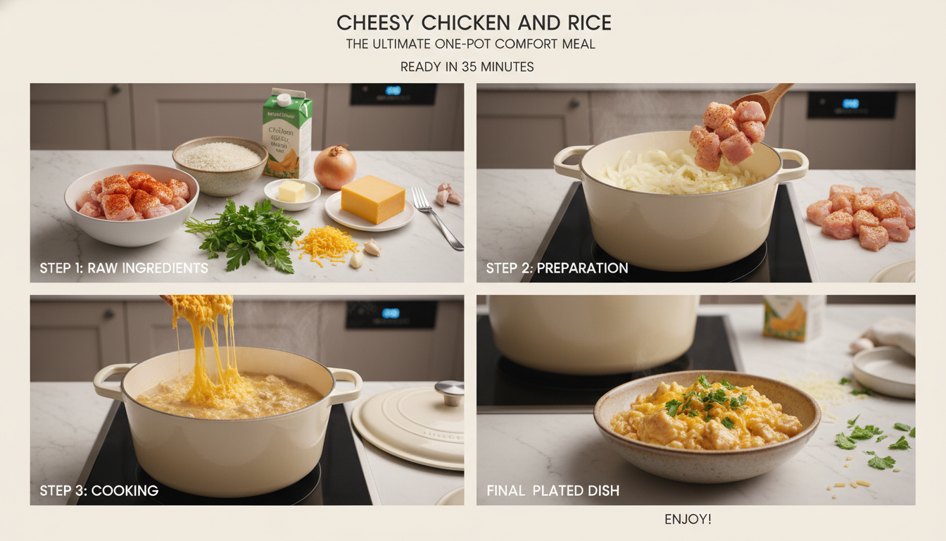 chicken and rice recipes step by step cooking process