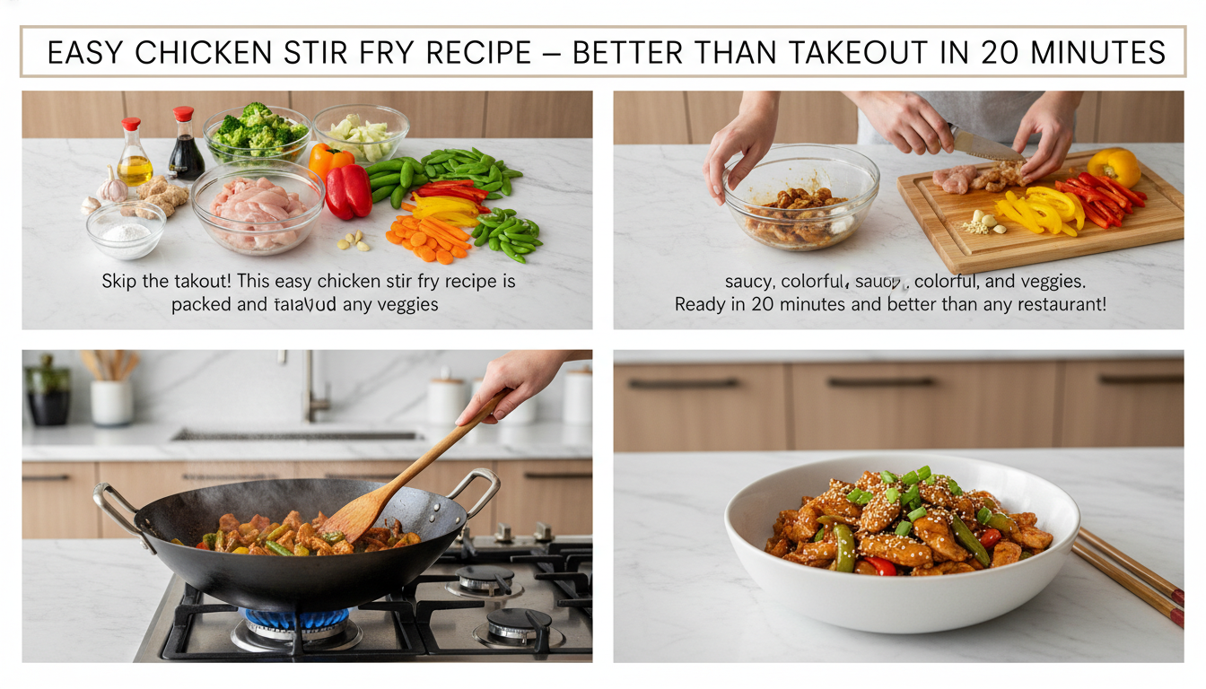 chicken stir fry recipe step by step cooking process