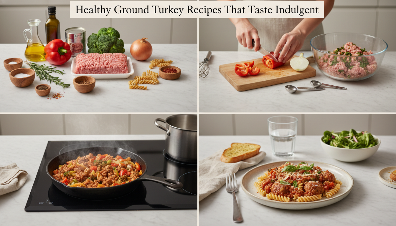 ground turkey recipes step by step cooking process