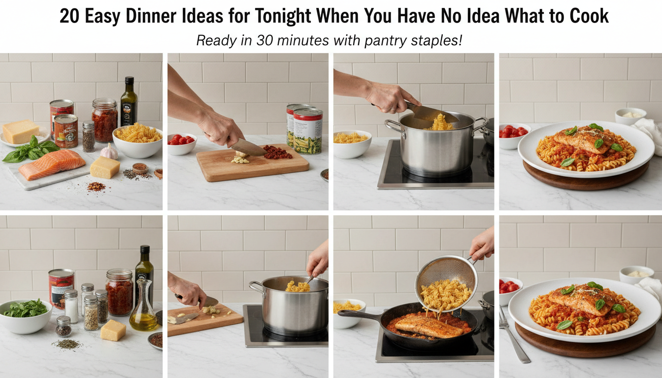 easy dinner ideas for tonight step by step cooking process