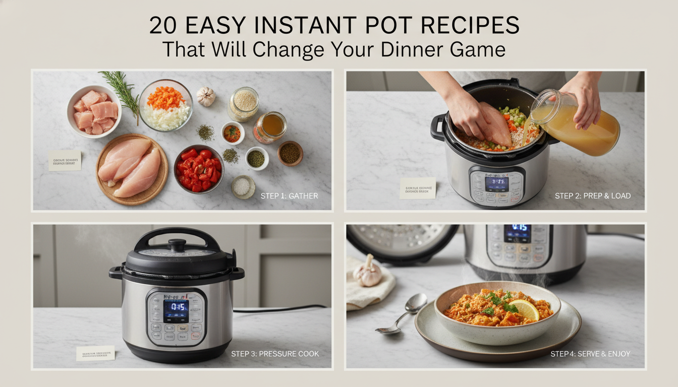 instant pot recipes easy step by step cooking process