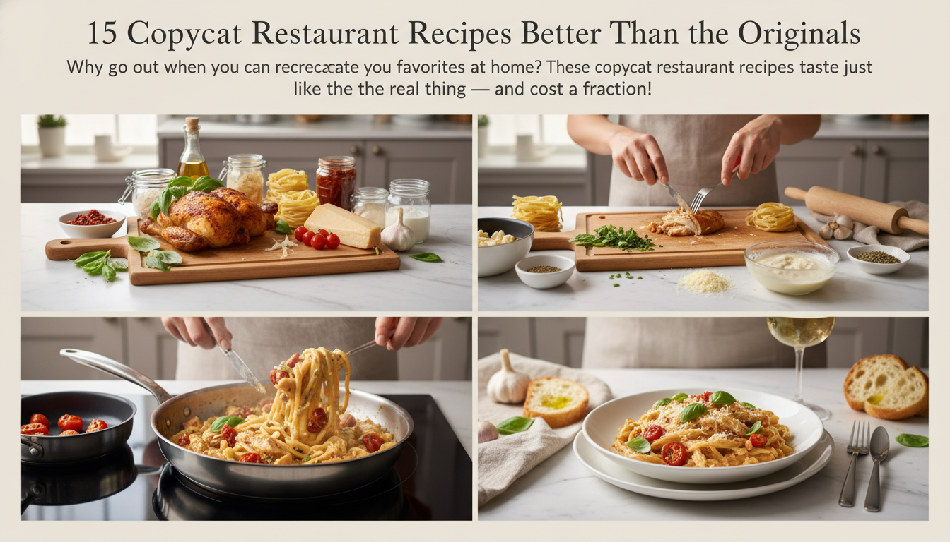 copycat restaurant recipes step by step cooking process